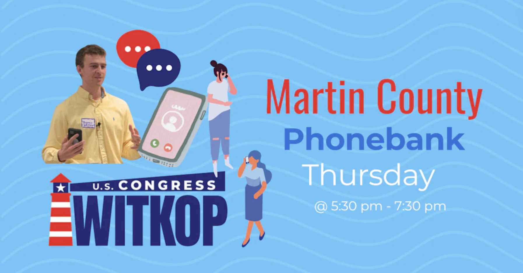 Virtual Phonebank with Team Witkop in Martin County